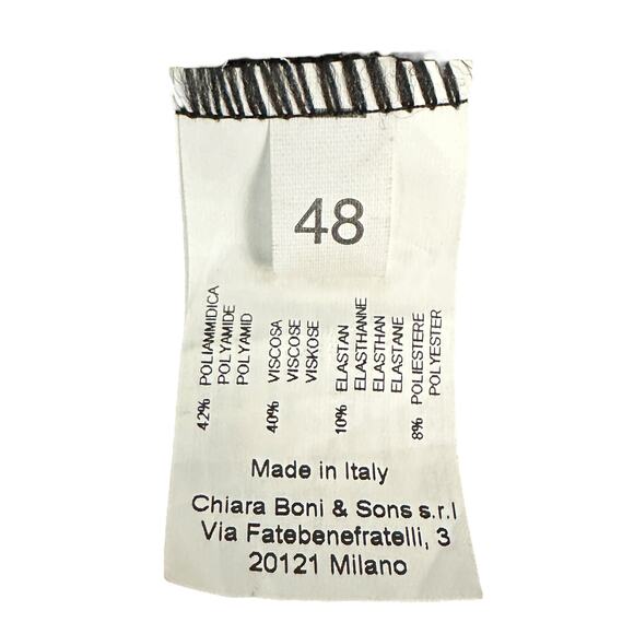 Chiara Boni La Petite Robe Black Halter Evening Gown Dress IT Size 48 US 12 - Picture 6 of 9